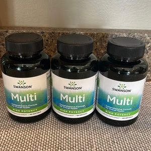 FREE IN BUNDLE - Swanson | Multi Vitamin with Iron - Pack of 3